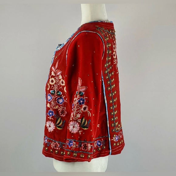 Ruby Yaya | Jackets & Coats | Nwt Ruby Yaya Red Velvet Multicolor ...